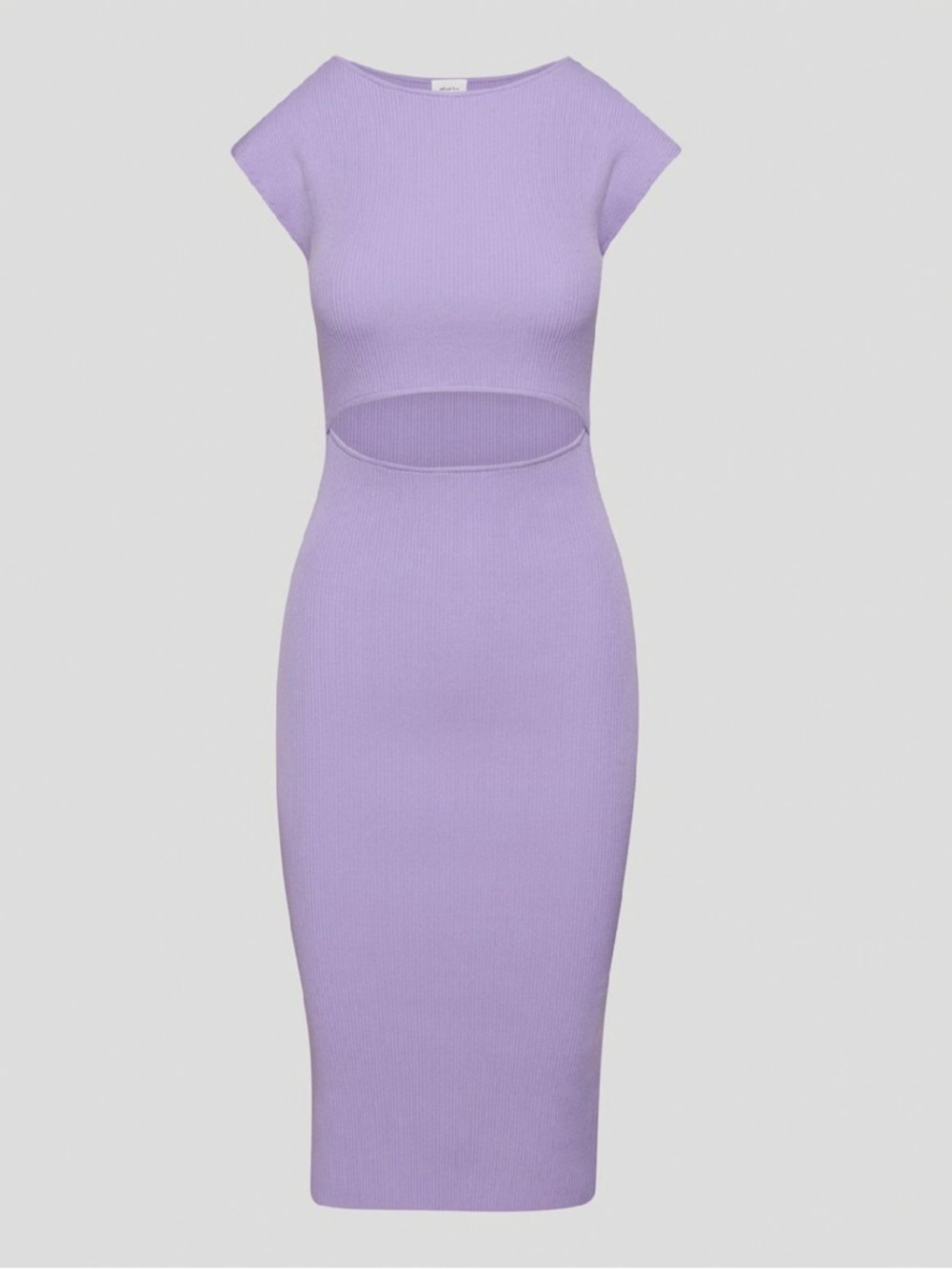 Aritzia Wilfred Free  Cut-Out Knit Midi Dress